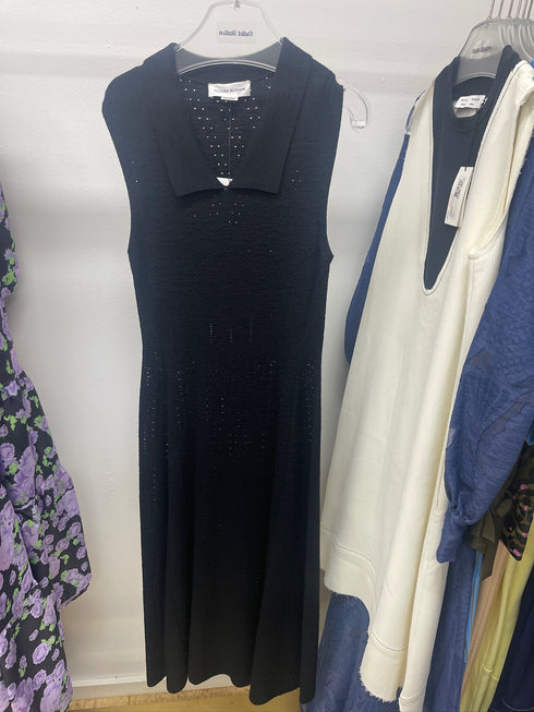 Victoria Beckham 90s Pointelle Sleeveless Dress - Polo Kleid
