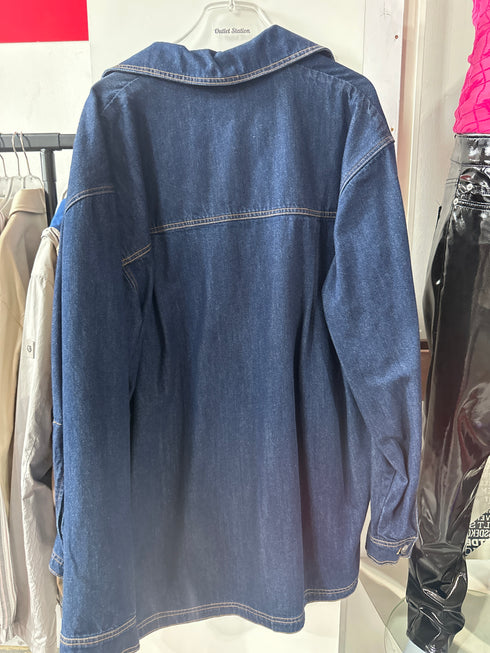 Henrik Vibskov CRUMPET DENIM JACKET - Jeansjacke