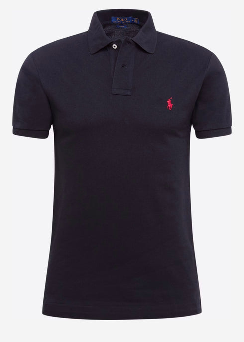 Ralph Lauren Polohemd Schwarz/Rot