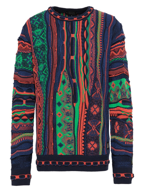 Carlo Colucci Strickpullover Jacquard