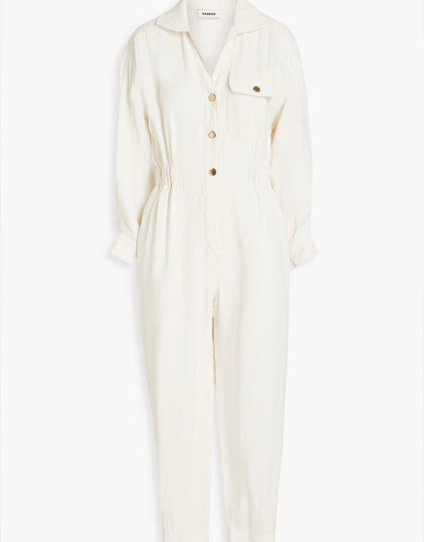 Sandro Sidonie Cropped Jumpsuit
