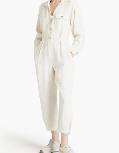 Sandro Sidonie Cropped Jumpsuit