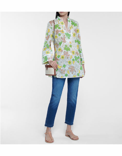 Tory Burch Bedruckter Kaftan aus Baumwolle
