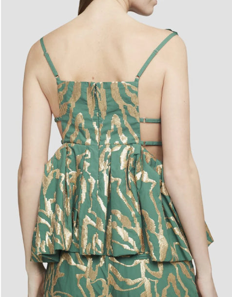 3.1 Phillip Lim Verziertes Bubble-Top mit mehreren Trägern