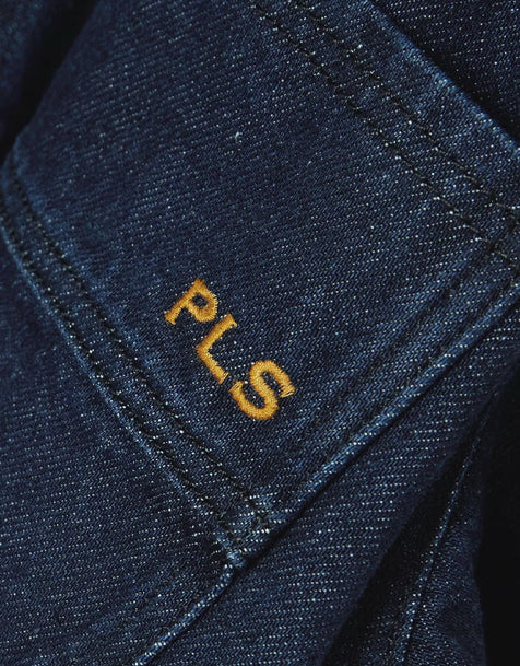 Philosophy di Lorenzo Serafini Jeansjacke mit Tigerprint-Besatz