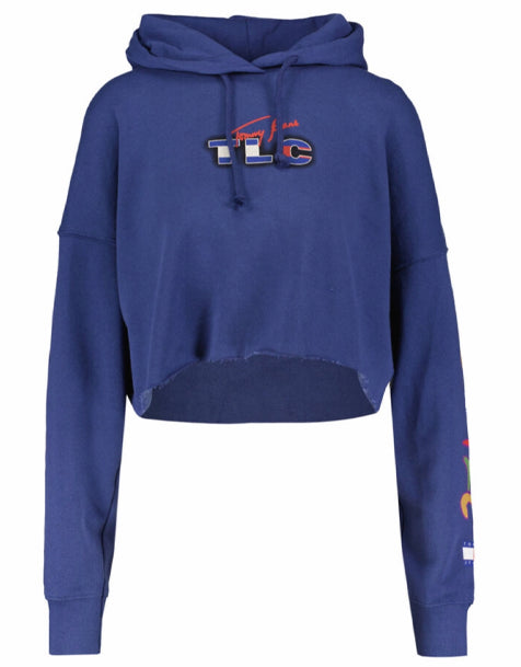 Tommy Jeans Damen Hoodie ABO TJW TLC CROPPED HOODIE
