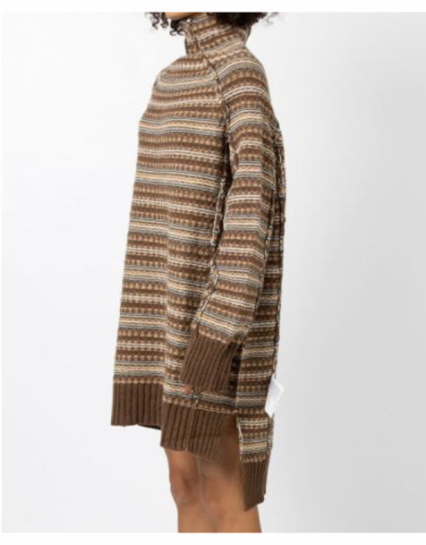 MM6 Maison Margiela Reversed Turtleneck Sweater