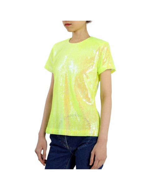 MM6 Maison Margiela Schillerndes Pailletten-Top