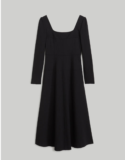 Trussardi Langes Kleid aus kompaktem Jersey