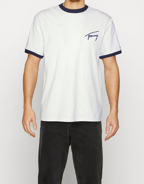 Tommy Jeans SIGNATURE RINGER TEE - T-Shirt print