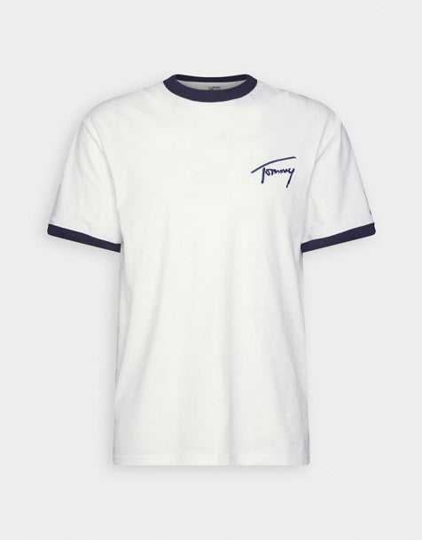 Tommy Jeans SIGNATURE RINGER TEE - T-Shirt print