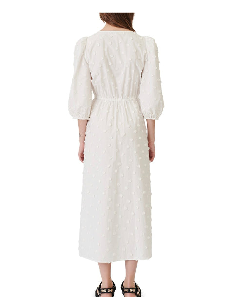 Maje Roxitane Besticktes Midikleid