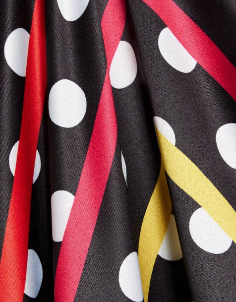 Olivia Rubin Marley printed satin midi dress