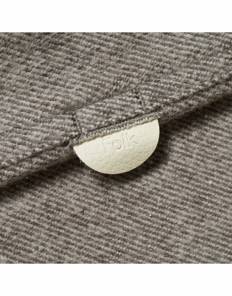 FOLK Clean Cuff Flannel Shirt