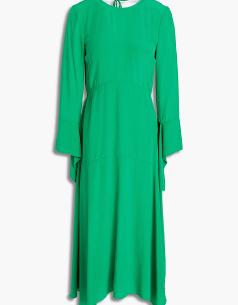 Victoria Beckham Midikleid aus Crêpe de Chine aus Seide