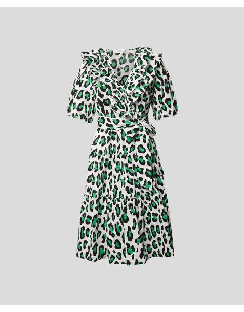 Diane von Furstenberg Knielanges Kleid mit Muster