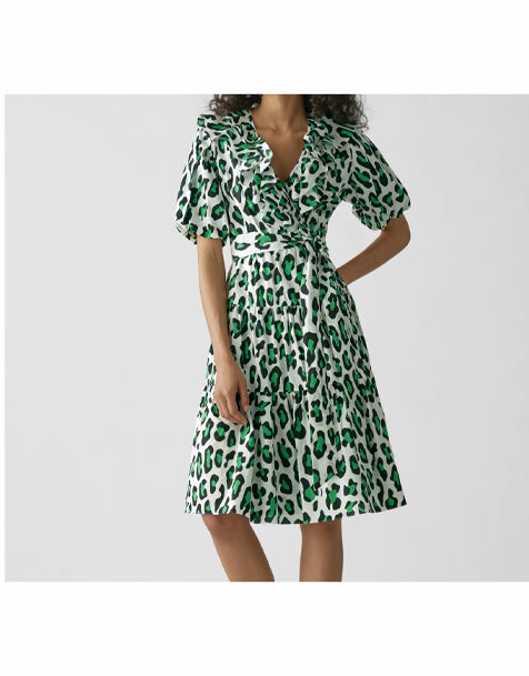 Diane von Furstenberg Knielanges Kleid mit Muster