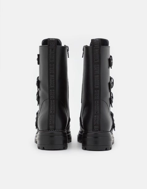 Steve Madden HALEY - Cowboy-/Bikerstiefelette - black